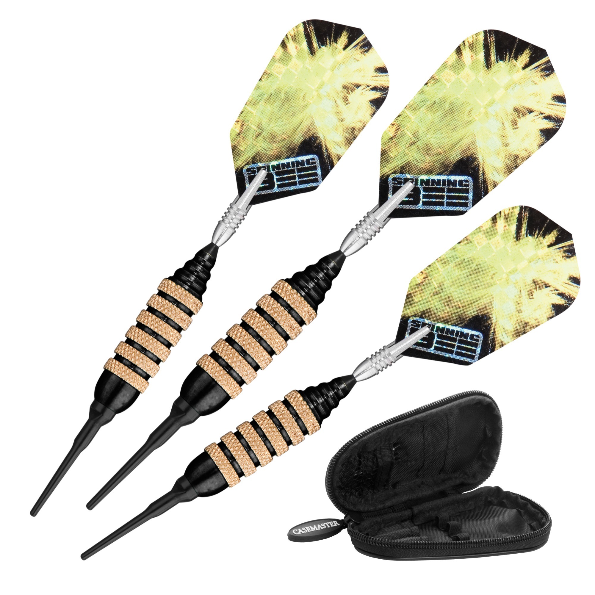 Viper Spinning Bee Black Soft Tip Darts 16 Grams - Alkar Billiards
